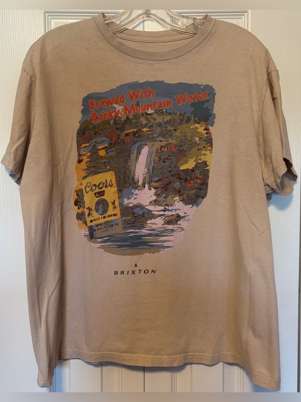 Brixton x Coors "Rocky" Graphic T-Shirt Boxy Fit XXLarge XXL